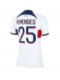 Paris Saint-Germain Nuno Mendes #25 Venkovní Dres pro Dámské 2023-24 Krátký Rukáv